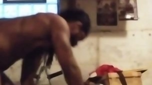 Naked dumbbell rows