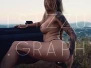 Look how she fuck her pussy with a cucumber 5/16