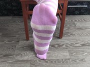 sexy girl dress new knee socks foot fetish 8/16
