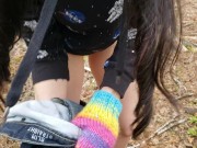 Standing Outdoor Piss In The Same Jeans As Earlier 16/16