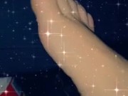 Snapchat MILF- Random Foot Clips- Car Foot Fetish Fun!
