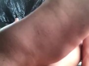 Pinay sinadistang kinantot  mahigpit ang kapit at ayaw nang pabunot. 12/16