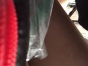 Pinay sinadistang kinantot  mahigpit ang kapit at ayaw nang pabunot. 16/16