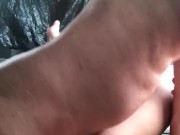 Pinay sinadistang kinantot  mahigpit ang kapit at ayaw nang pabunot. 3/16