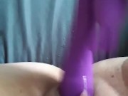 SNAPCHAT SEX: LOUD JUICY PUSSY SQUIRTS ON TOY 13/16