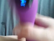SNAPCHAT SEX: LOUD JUICY PUSSY SQUIRTS ON TOY 14/16