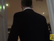 Fetish busty babe rides cock before whipping 1/16