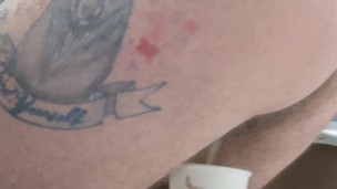 Jack off and piss at work
