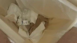 Naughty messy public bathroom trash piss