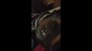 Using Super Sucker Masturbator. Gift from my girlfriend 