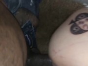 Whore with pretty eyes gets bent over dining room table by BBC 13/16