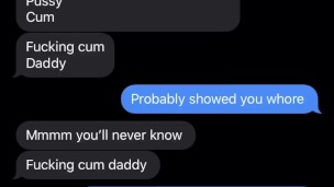 Sexting Husband Admitting To Bigger Fatter Cock