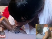 BBC Pounds Oily Big Booty Ebony School Girl (2 CAMERA VIEWS) 3/16