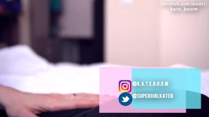 Blowjob Ruined Orgasm made by Georgeous Russian Teen - Kate_boom 4K Teaser