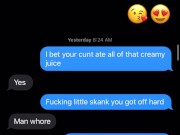 Sexting Husband Teasing His Cuckold Dick