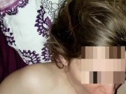 Facial on a german teen secretarys' face 16/16