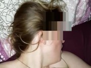 Facial on a german teen secretarys' face 3/16