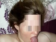 Facial on a german teen secretarys' face 5/16