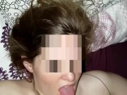 Facial on a german teen secretarys' face 6/16