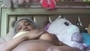 I love playing in my ebony pussy 
