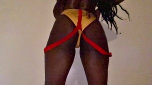 SEXY YOUNG EBONY HOTTWATY TWERKING BIG ASS IN SLOW MOTION
