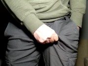 Bulge grabbing Cock not Bulge shaping a thick big cock 5/16