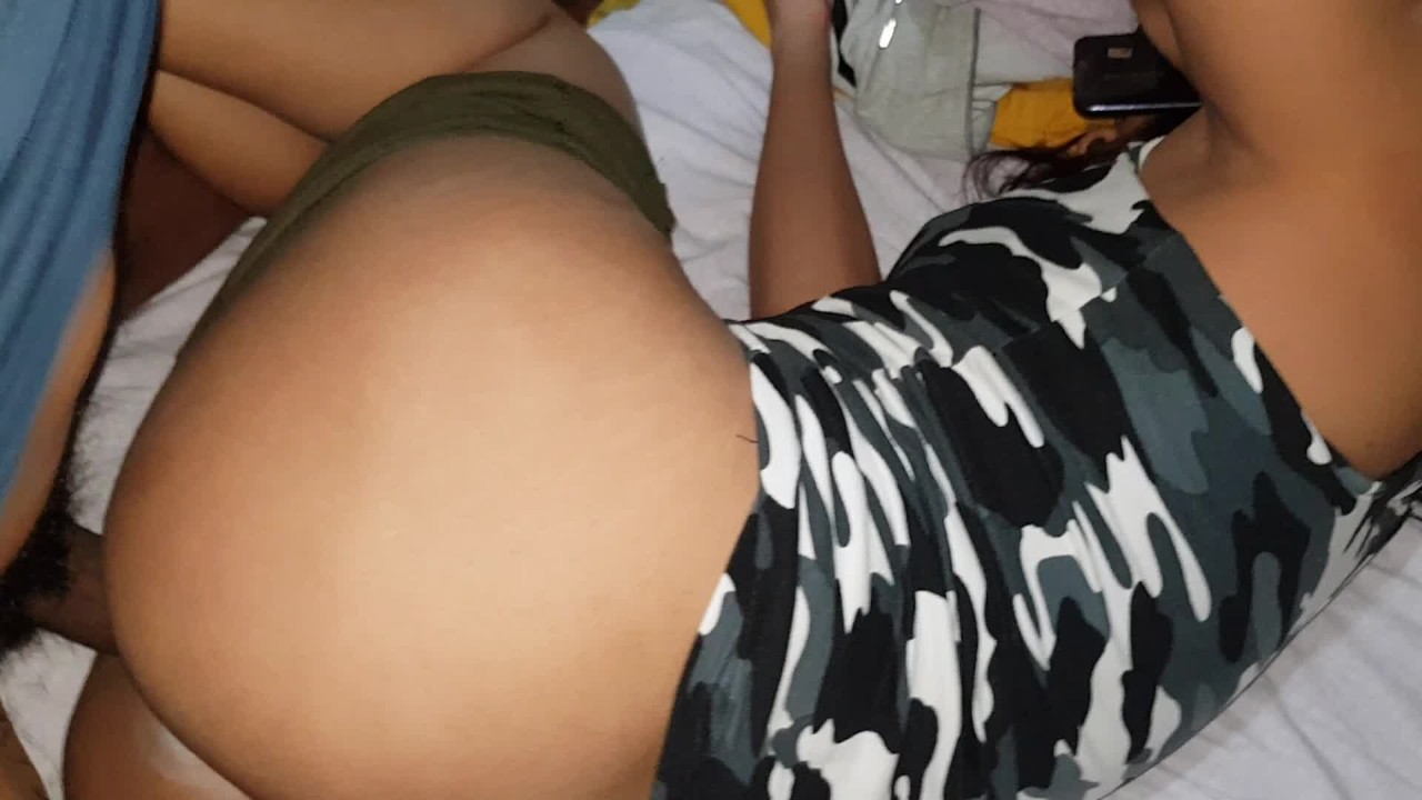 Wife cheats on husband while talking on the phone