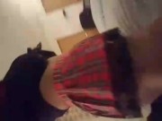 Naughty school girl strips down on snapchat 2/16