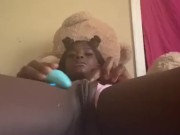 Kokokonako teases her nipples and makes her pussy cum  13/16