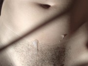 Mañanero con BabyFrankie termina con concha bañada en semen.  12/16