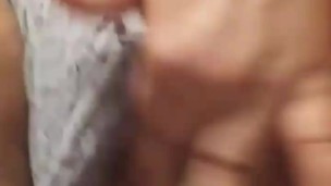Finally masturbating my tight creamy pussy