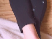 Трахнул сводную Сестру которая занималась Йогой и Кончил ей на леггинсы 16/16