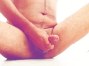 small penis jerk huge cum jerk