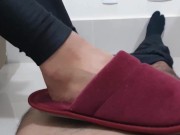 Goddess JMACC - Teasing with slippers