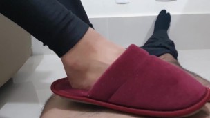 Goddess JMACC - Teasing with slippers