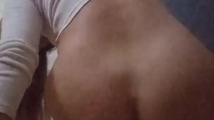 Con el en la cocina.