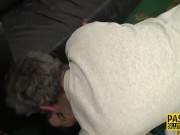 Mouth fucked chubby tattooed submissive 10/16