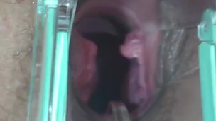 Pussy play with vibrator and speculum just some fun