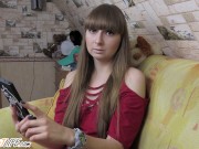 Girl Did Blowjob stepbrother for Sake for Photo - Cum in Mouth 2/16