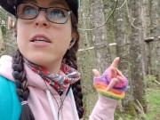 Happy Girl Pees In the Woods 10/16