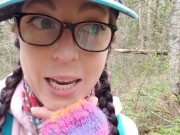 Happy Girl Pees In the Woods 11/16