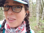 Happy Girl Pees In the Woods 12/16