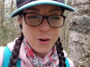 Happy Girl Pees In the Woods 13/16