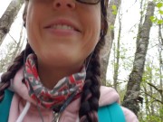 Happy Girl Pees In the Woods 16/16