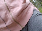 Happy Girl Pees In the Woods 2/16