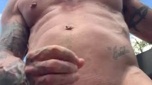 Cumming outside 