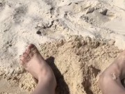 Get Nude On The Beach With Me - Feet Fetish