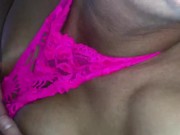 Don’t Cum On My New Pink Stockings, Cum In My Pink Pussy! 8/16