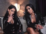 Mistress Kennya and Mistress Lexa Human Ahtray task preview 2/16