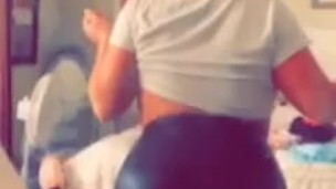 Sexy Booty slow grind compilation SFW college girl showing off her sexy ass